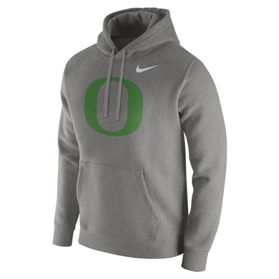 Men's Nike Green Oregon Ducks Club Half-Zip Hoodie